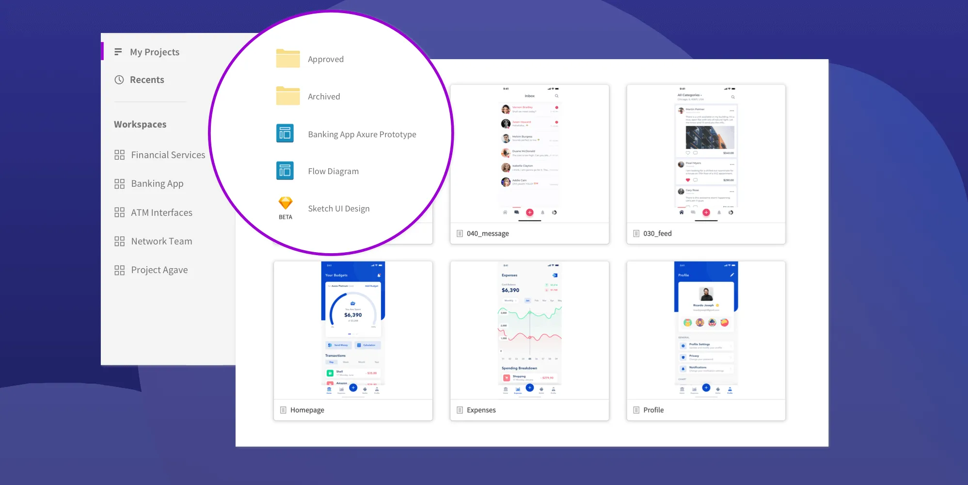 Managing Axure Prototypes and Sketch Assets on Axure Cloud